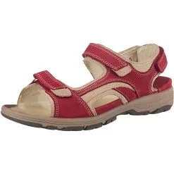 WALDLÄUFER Herki Outdoorsandalen - Dunkelrot
