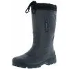 SPIRALE Damen Herren Herausstülpbares Innenfutter Gummistiefel Winterstiefel Boots Anthrazit - Anthrazit