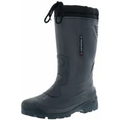 SPIRALE Damen Herren Herausstülpbares Innenfutter Gummistiefel Winterstiefel Boots Anthrazit - Anthrazit