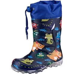 Beck Gummistiefel Blinkies BLINKING MONSTERS Für Jungen - Dunkelblau
