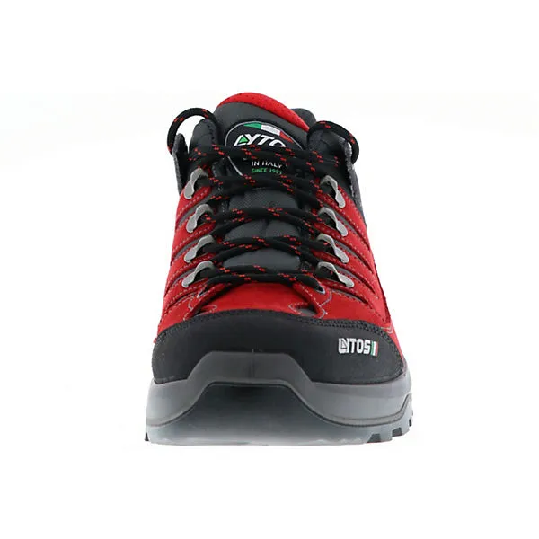 Lytos Damen Herren Wanderschuhe Trekkingschuhe Vibram-Sohle Rot/grau - Rot 4 Lytos Damen Herren Wanderschuhe Trekkingschuhe Vibram-Sohle Rot/grau - Rot – Bild 4