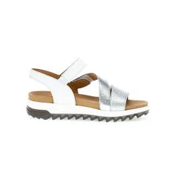 Gabor Comfort Trekkingsandalen Materialmix Leder Silber Outdoorsandalen - Silber 7 Gabor Comfort Trekkingsandalen Materialmix Leder Silber Outdoorsandalen - Silber -Outdoorschuhe Verkäufe 19922983 03