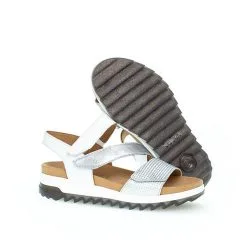 Gabor Comfort Trekkingsandalen Materialmix Leder Silber Outdoorsandalen - Silber 9 Gabor Comfort Trekkingsandalen Materialmix Leder Silber Outdoorsandalen - Silber -Outdoorschuhe Verkäufe 19922983 05