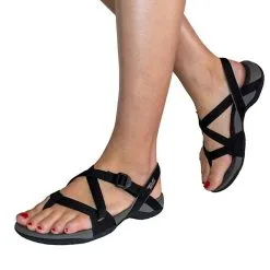 Teva Trekkingsandalen Ascona Cross Strap Outdoorsandalen - Schwarz -Outdoorschuhe Verkäufe 19945787 06