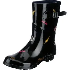 Freyling Regenschirme Rain Boots Gummistiefel - Schwarz