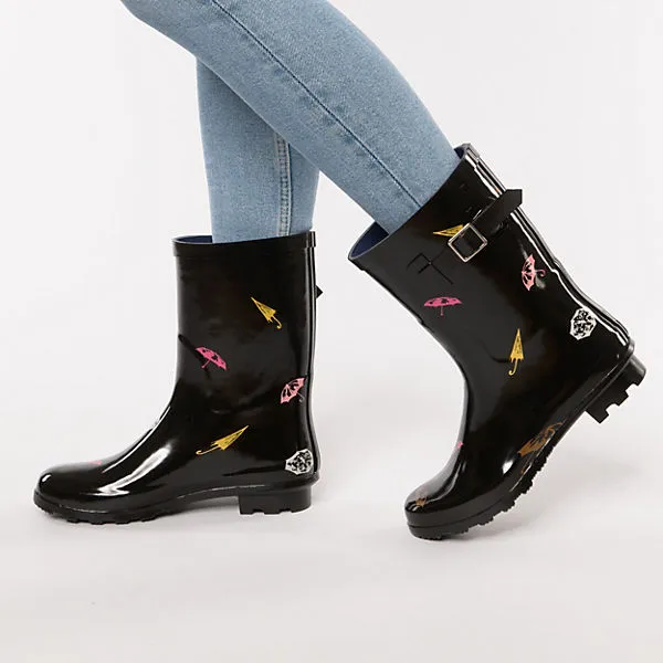 Freyling Regenschirme Rain Boots Gummistiefel - Schwarz 2 Freyling Regenschirme Rain Boots Gummistiefel - Schwarz – Bild 2