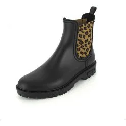 Verbenas Gummistiefel MATE ANIMALPRINT Gummistiefel - Schwarz