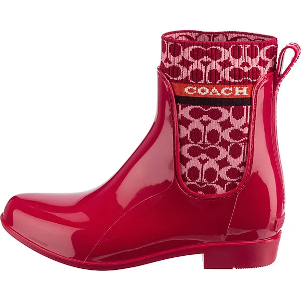 Coach Rivington Rubber Rain Bootie Gummistiefel 3 Coach Rivington Rubber Rain Bootie Gummistiefel – Bild 3
