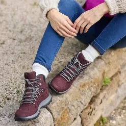 Vitaform Wanderschuhe Damen Hoch - Wanderschuh Damen Leder - Outdoorschuhe Wasserdicht Zum Wandern - Trekkingschuhe Damen Outdoorschuh Damen Trekking Schuhe -Outdoorschuhe Verkäufe 22750616 05