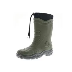 G&G Damen Herren Gefütterte Gummistiefel Winterstiefel Regenschuhe Grün - Grün