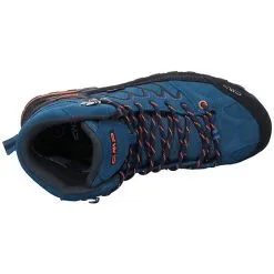 CMP Herren Outdoor Schuhe Moon Mid Outdoorschuh Wandern Trekking Leder-/Textilkombination Uni Outdoorschuhe - Blau-kombi -Outdoorschuhe Verkäufe 24611482 06