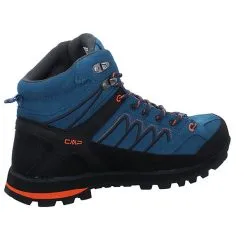 CMP Herren Outdoor Schuhe Moon Mid Outdoorschuh Wandern Trekking Leder-/Textilkombination Uni Outdoorschuhe - Blau-kombi -Outdoorschuhe Verkäufe 24611482 08