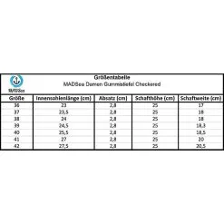 MADSea Gummistiefel Checkered Rot Karierter Halbschaft Stiefel - Rot -Outdoorschuhe Verkäufe 25437398 07