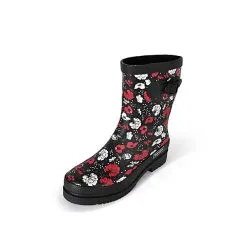 Regenliebe Gummistiefel Blossom Night Halbschaft - Mehrfarbig