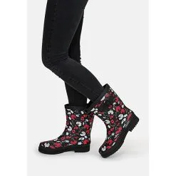 Regenliebe Gummistiefel Blossom Night Halbschaft - Mehrfarbig -Outdoorschuhe Verkäufe 26241679 03