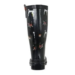 Regenliebe Gummistiefel Waldi Langschaft Mit Hunde Motiv - Schwarz -Outdoorschuhe Verkäufe 26293485 06