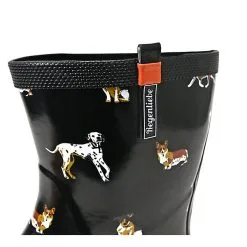 Regenliebe Gummistiefel Waldi Langschaft Mit Hunde Motiv - Schwarz -Outdoorschuhe Verkäufe 26293485 08