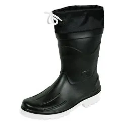 MADSea Herren Jungen Gummistiefel Nils-Hannes Halbschaft Mit Nylonstulpe Und Schnürung