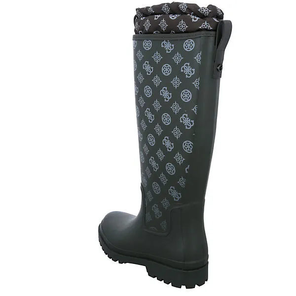 Guess Damen Gummistiefel Schuhe Reisa Logo Gummistiefel Regen Freizeit Synthetik Logoprint Gummistiefel - Petrol 7 Guess Damen Gummistiefel Schuhe Reisa Logo Gummistiefel Regen Freizeit Synthetik Logoprint Gummistiefel - Petrol – Bild 7