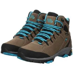 Brütting Damen Schuhe Outdoor Mount Trish High Outdoorschuh Wandern Trekking Leder-/Textilkombination Uni Outdoorschuhe - Braun/grün -Outdoorschuhe Verkäufe 27569296 10