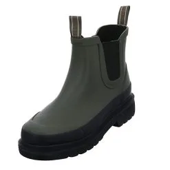 ILSE JACOBSEN Damen Gummistiefel Schuhe Short Rub Gummistiefel Regen Freizeit Synthetik Uni Gummistiefel - Khaki