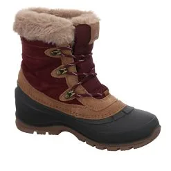 Kamik Snovalley 5 Schneeboots Leder-/Textilkombination Uni Alpinstiefel - Rot/lila -Outdoorschuhe Verkäufe 28524416 06