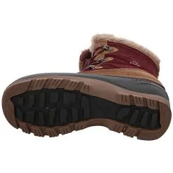 Kamik Snovalley 5 Schneeboots Leder-/Textilkombination Uni Alpinstiefel - Rot/lila -Outdoorschuhe Verkäufe 28524416 09