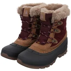 Kamik Snovalley 5 Schneeboots Leder-/Textilkombination Uni Alpinstiefel - Rot/lila -Outdoorschuhe Verkäufe 28524416 10