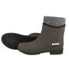 TomBrook Gummistiefel In Leder-Optik - Stiefel Mit Separatem Innenfutter Braun