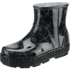 Ugg Drizlita Graphic Monogram Gummistiefel - Schwarz