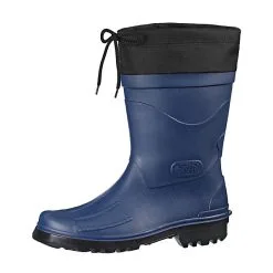 Bockstiegel Gummistiefel Nils Mit Rutschfester Sohle - Hoher Stiefel Mit Knöchelschutz Marineblau