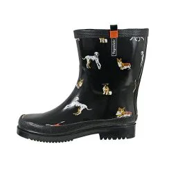 Regenliebe Gummistiefel Waldi Halbschaft Mit Hunde Motiv - Schwarz 11 Regenliebe Gummistiefel Waldi Halbschaft Mit Hunde Motiv - Schwarz -Outdoorschuhe Verkäufe 29630010 03