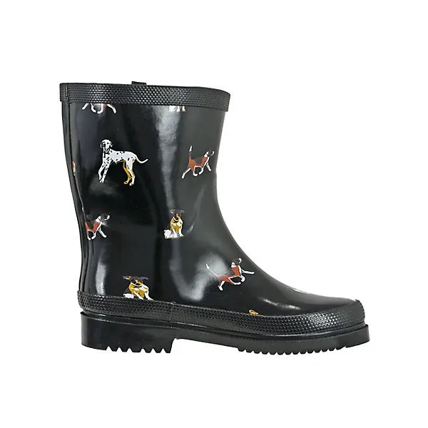 Regenliebe Gummistiefel Waldi Halbschaft Mit Hunde Motiv - Schwarz 5 Regenliebe Gummistiefel Waldi Halbschaft Mit Hunde Motiv - Schwarz – Bild 5