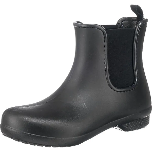 Crocs Freesail Chelsea Boot W Blk/Blk Gummistiefel - Schwarz 1 Crocs Freesail Chelsea Boot W Blk/Blk Gummistiefel - Schwarz