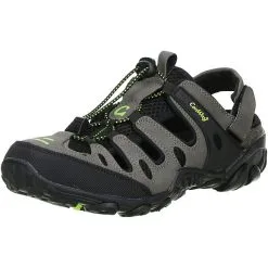 Conway Damen Herren Trekkingsandalen Outdoorschuhe Schwarz/grau/grün - Grau
