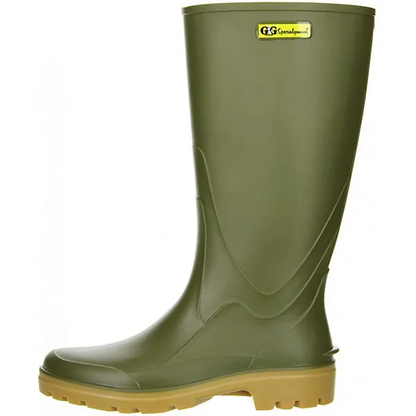 G&G Damen Herren Wasserdichte Gummistiefel Nitrilgummi Brandsohle Oliv - Grün 5 G&G Damen Herren Wasserdichte Gummistiefel Nitrilgummi Brandsohle Oliv - Grün – Bild 5