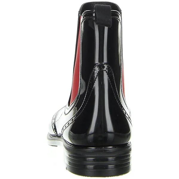 Vista Damen Stiefeletten Gummistiefeletten Schwarz - Schwarz 2 Vista Damen Stiefeletten Gummistiefeletten Schwarz - Schwarz – Bild 2